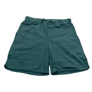 New LAKE Pajamas Men’s Pima Curved Hem Green PJ Shorts XS